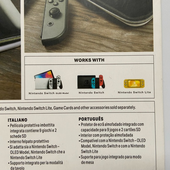 Nintendo Switch Travel Case Legend of Zelda Breath of the Wild Hard Shell Case - Picture 5 of 7